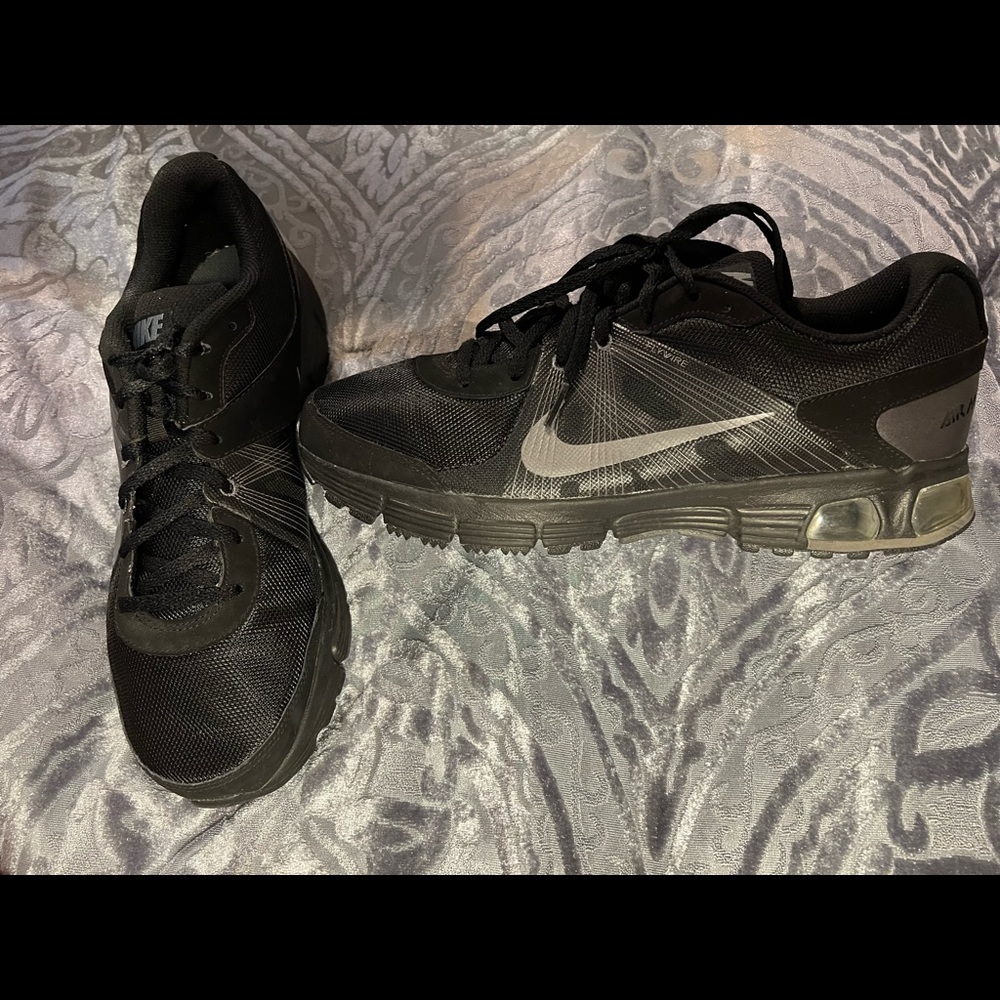 Men’s Nike Air Max Ride 3 Black Tennis shoes Sneakers Athletic Running Black